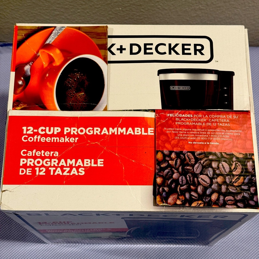 Black+Decker Black 12-Cup Quick Touch Programming Digital Filter Coffee Maker
